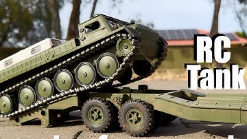 Wpl B36-3 6X6 RC Trailer with E1 Metal Track upgrade!