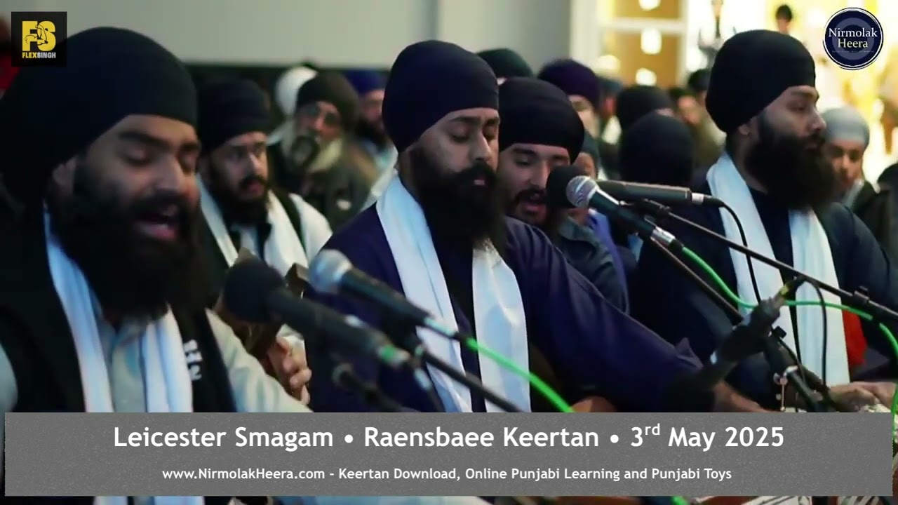 Bhai Dilveer Singh Ji Singapore - AKJ Leicester Smagam Raensbaee Keertan - 03/05/2025