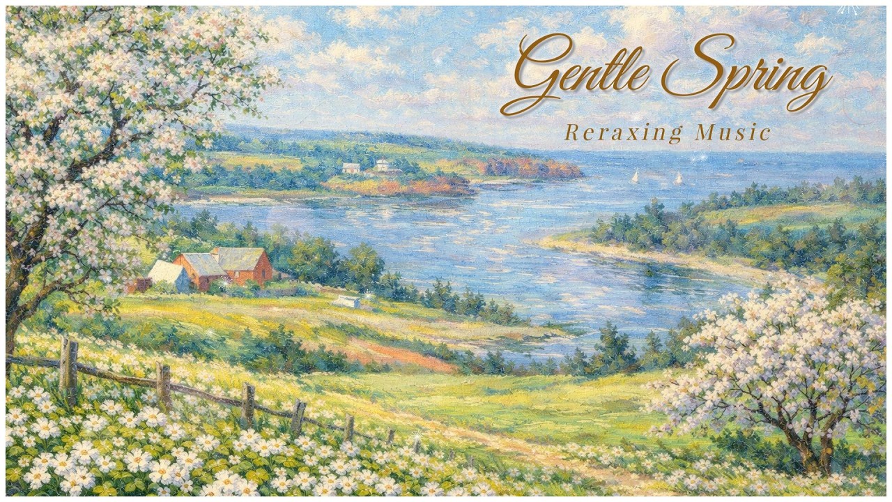 [ Relaxing BGM ] Gentle Music : 春の自律神経にやさしい音楽 - Gentle Spring ｜Calm Your Nervous System |  Unwinding