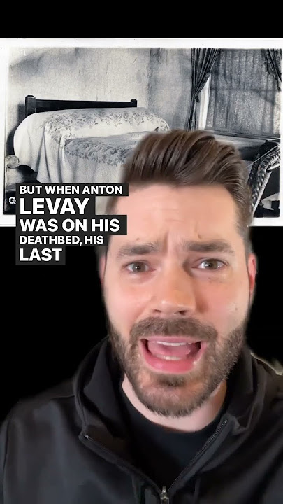 SATANIST ANTON LAVEY’s LAST WORDS😱😰🤯 #Jesus #God #Bible #Satan #satanism #religion #shorts #death