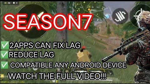 FIX LAG CODM WITH JUST 2 APPS REDUCE LAG MP/BR COMPATIBLE ANY DEVICES!!!
