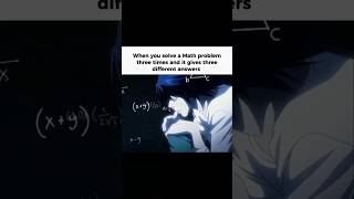 Math ☠️ ( video from pinterest) #deadnote #mathematics