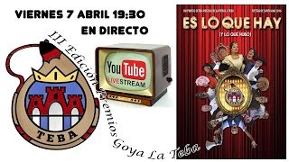 Entrega de premios Goya 2017 Peña La Teba Tudela