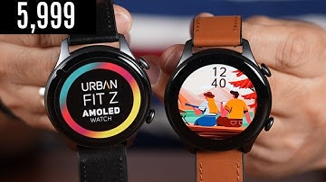 Smart Watch with Always-On Display: Urban Fit Z 1.38" Ultra-HD AMOLED Round Dial