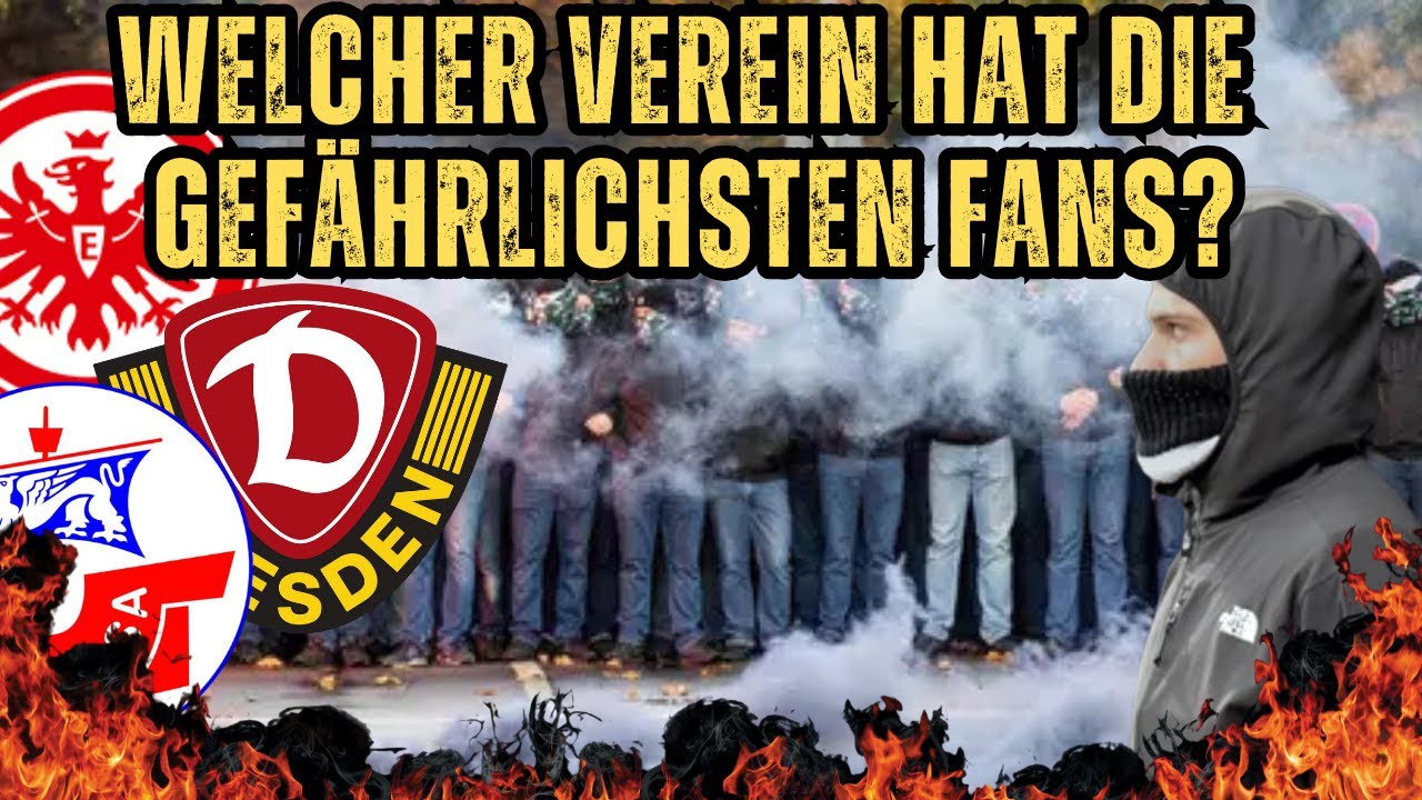 Die gefährlichsten Fußballfans Deutschlands – Top 10 der Vereine, mit den meisten Kategorie C Fans!