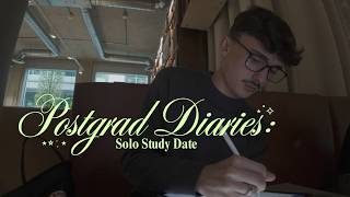 study vlog | productive solo study date in manchester (slightly hectic)