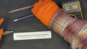 Graphite resistance measured in ohms