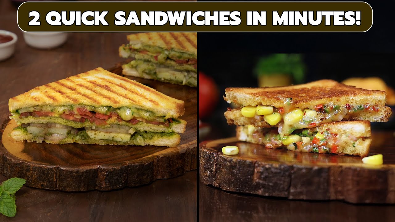 САМЫЕ ПРОСТЫЕ рецепты сэндвичей на завтрак | Быстрые идеи закусок за 30 минут