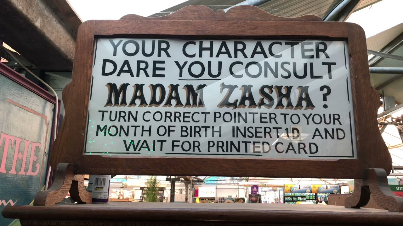 Coin Operated Madam Zasha Fortune Teller Amusement Arcade Machine