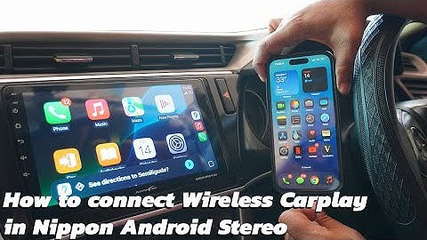 How to Connect Wireless & Wired Apple Car Play to Nippon Android Stereo with Iphone #iphone