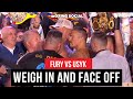 HEATED! Tyson Fury &amp; Oleksandr Usyk SEPERATED At Heated Weigh In &amp; Face Off