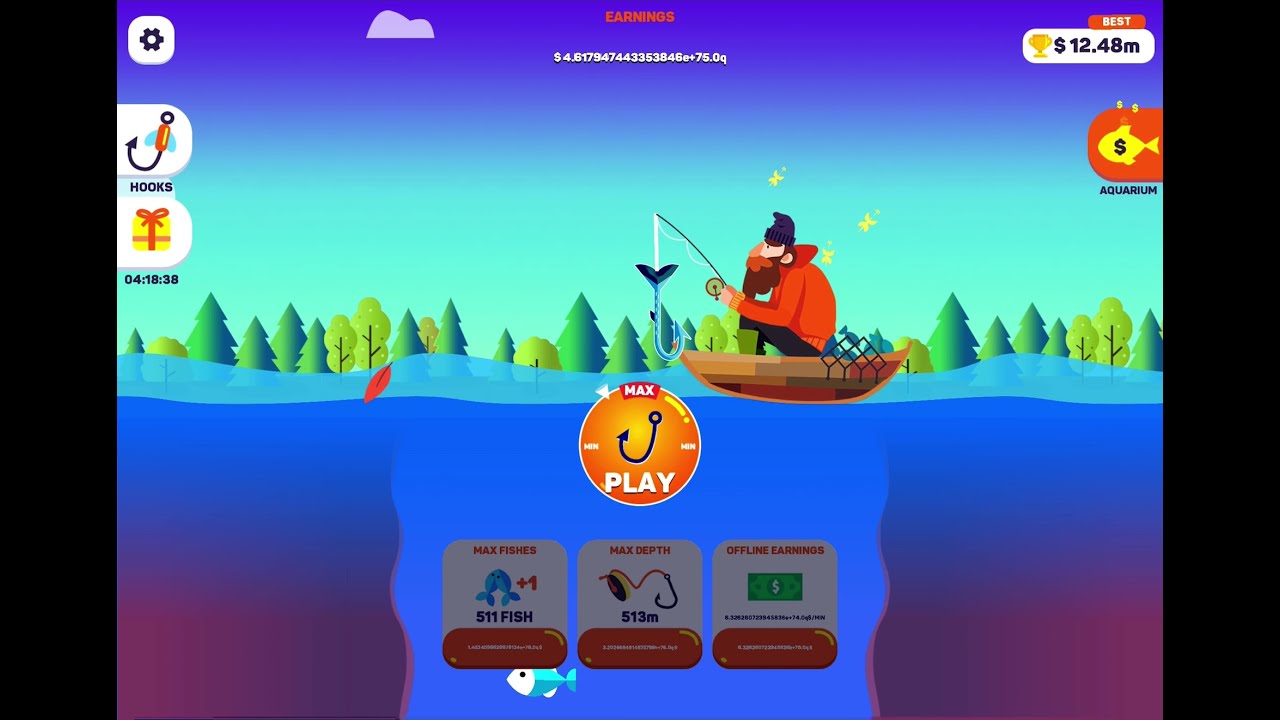 World Record I Broke Tiny Fishing YouTube