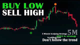 5 Minute Scalping Strategy With The Best indicators on Tradingview  - Buy Low Sell High