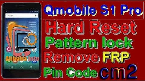 QMobile S1 Pro FRP Remove Google Account  with Cm2