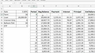 Custom Amortization Function in Excel Using LAMBDA