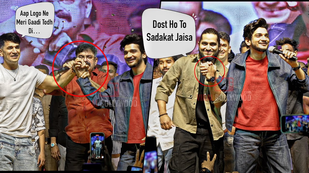 Munawar Faruqui, Prince Narula, Sadakat Khan Brotherhood Moment at Mumbra Fan Meetup