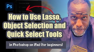 How to Use the Selection Tools in Photoshop on iPad Pro (For Beginners) 🎨✏️