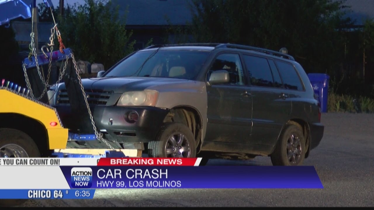 Driver slams into Highway 99 roadblock near bridge replacement project