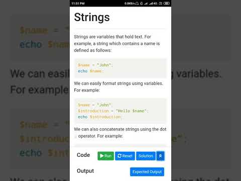 String in PHP jayoti Veedyapith women's university