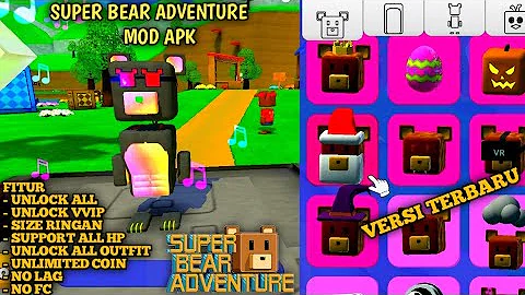 DOWNLOAD SUPER BEAR ADVENTURE MOD APK