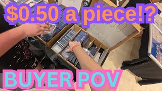 Vendor had a BLOWOUT SALE in his Sports Card Value Bins at the Fairfield Card Show!