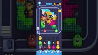 Pixel Flow Level 2096 Walkthrough Solution (no boosters) #pixelflow #gaming #gameplaywalkthrough