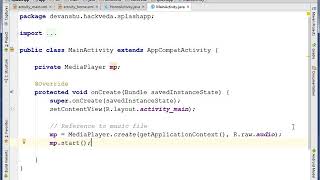 Using Mediaplayer and Post Delayed in Android Part 2