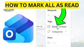 How To Mark All as Read on Outlook(EASY)