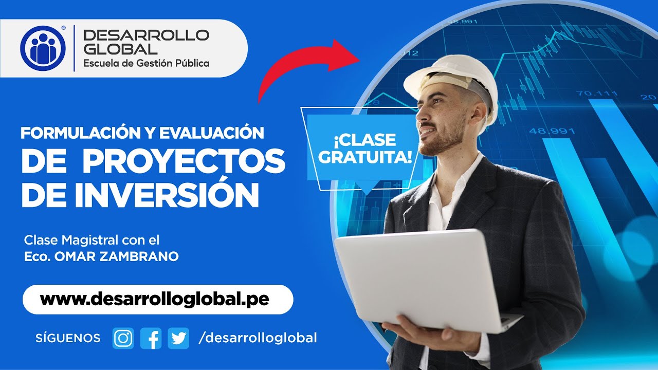 FORMULACIÓN Y EVALUACIÓN DE PROYECTOS DE INVERSIÓN - YouTube