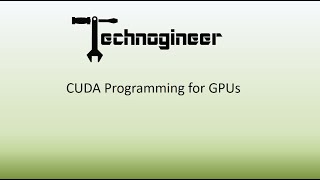 CUDA Programming for GPU