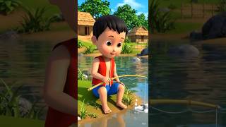 Khoka galo mach dhorte khir nodir kule|bangla rhymes|#shorts #cartoon #trending #rhymes