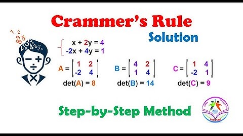 Lecture 10: Cramer