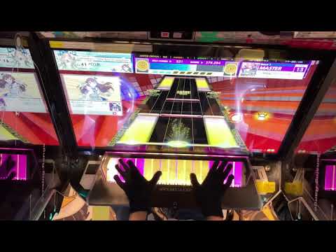 【CHUNITHM】DX超性能フルメタル少女 AJ 手元