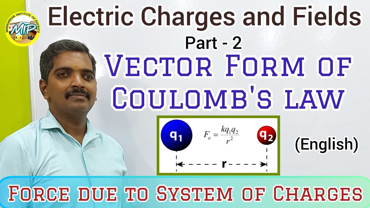 Vector form of Coulomb’s Law & Force due to system of Charges ...