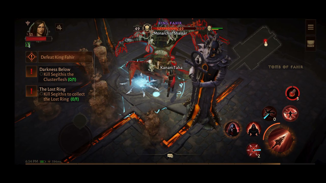 Diablo Immortal - Tomb of Fahir Dungeon Gameplay