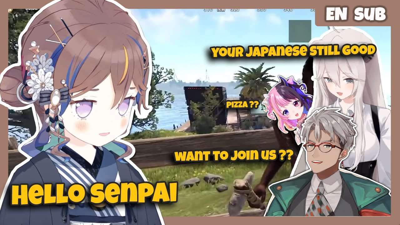 Anya meets Botan and Aruran in VCR RUST【Hololive EN Sub】