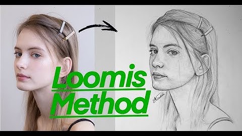 Master Realistic Portrait drawing Using Loomis Method  #portraitdrawing #loomismethod 