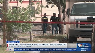 EPPD investigate 'unattended death'