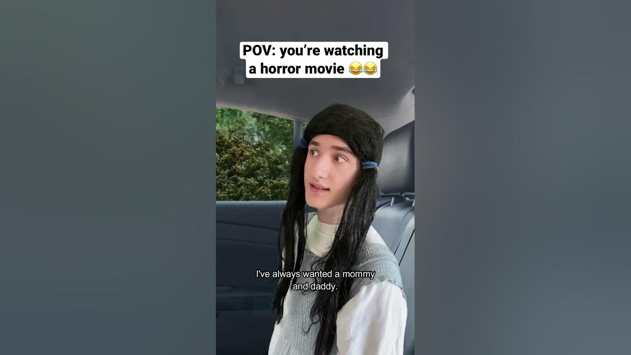Horror movie trailers be like #shorts #funny #comedy
