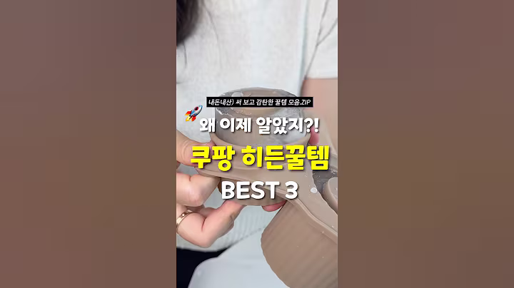 빨리 써볼걸! 삶의 질 확 높여준 쿠팡 히든꿀템 3가지 모음.ZIP