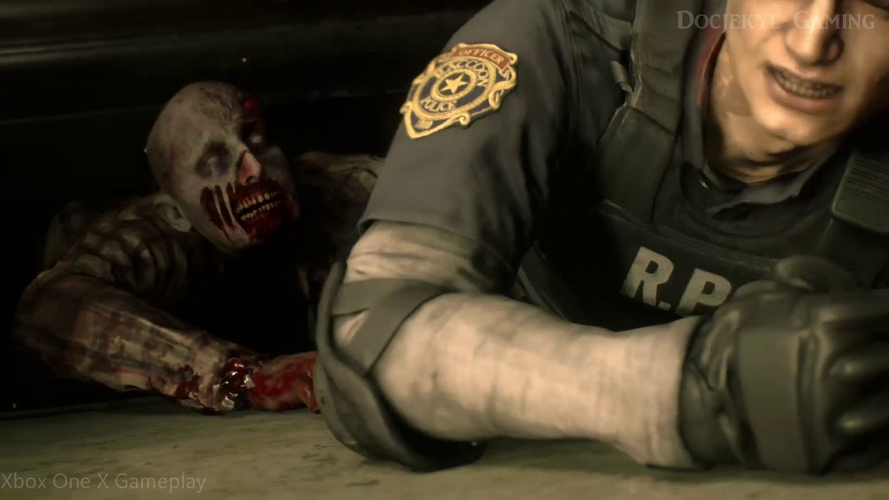 Resident Evil 2 (1 shot-Demo ) Xbox One X Gameplay