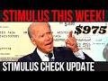 BIDEN DECIDES! STIMULUS THIS WEEK! 4th Stimulus Package + $975 Checks + Gas Tax Holiday