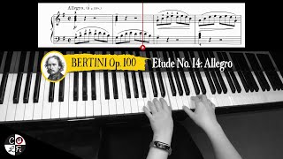 BERTINI Op. 100 Etude No. 14: Allegro (H. Bertini)