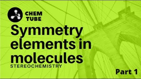 Stereochemistry - Symmetry Elements in Molecules