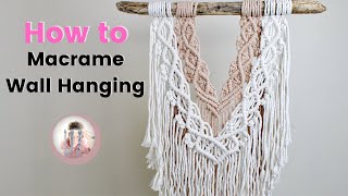 DIY Layered Macrame Wall Hanging