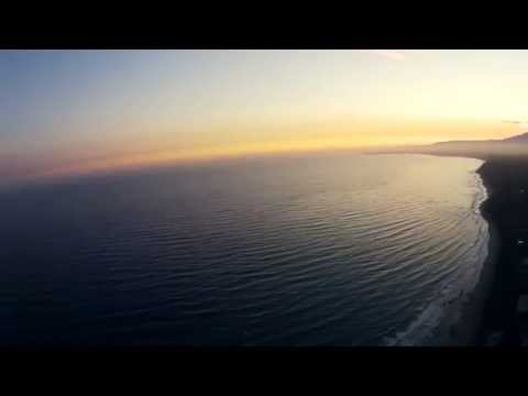 Arroyo Burro Beach at Dusk - Santa Barbara, California - Drone Flight  @4x4vegan