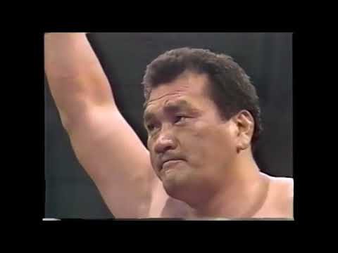 超どっしり　ムアレ 1977 06 11 Harley Race vs Jumbo Tsuruta AJPW Highlights - YouTube