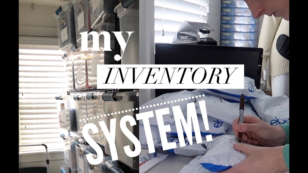 My Inventory System! How I Store, Sort, & Ship Inventory for eBay + Work From Home Mom Vlog!