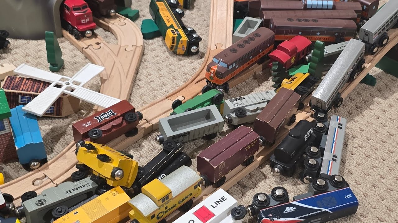 ЭКСТРЕМАЛЬНЫЙ театр крушения деревянного поезда 2