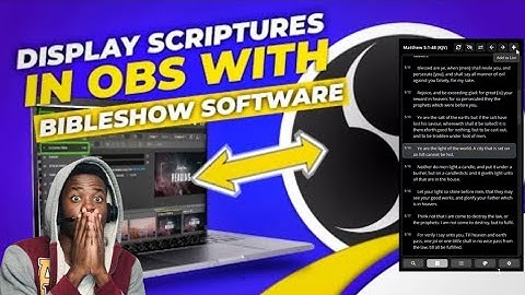Display Bible Verses on OBS – Free Plugin!